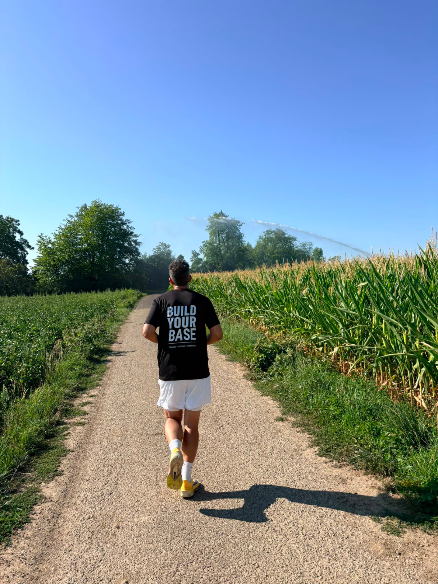 Jeffrey Lucardie tijdens een duurloop buiten